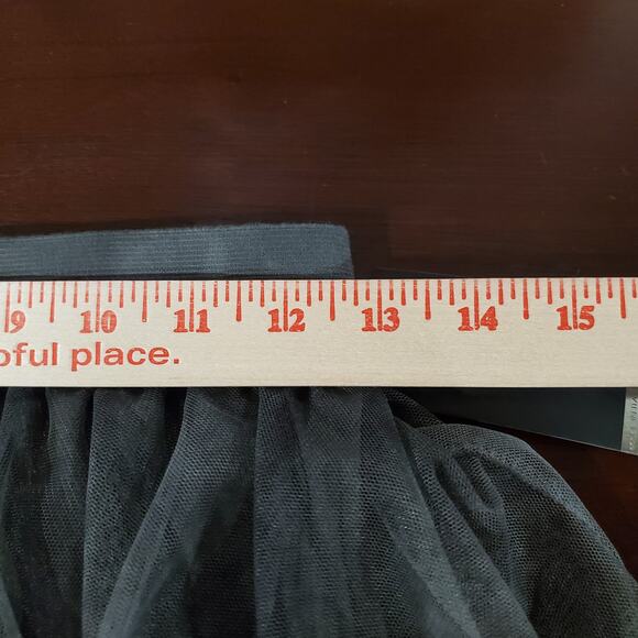 Liqui NWT Tiered Mesh Layered Skirt Italy S Dark Fairy Grunge Whimsigoth Witchy - Picture 9 of 10